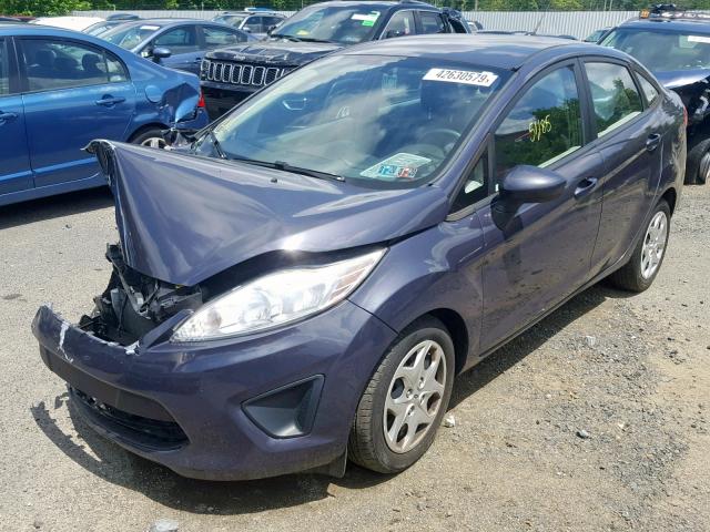 3FADP4AJ0DM221537 - 2013 FORD FIESTA S BLUE photo 2