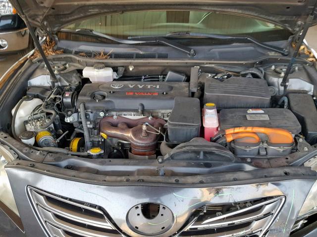 4T1BB46K78U046623 - 2008 TOYOTA CAMRY HYBR GRAY photo 7