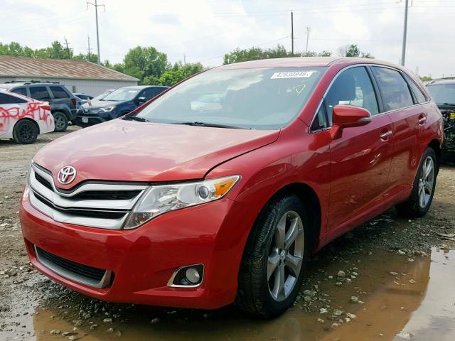 4T3BK3BB0EU103683 - 2014 TOYOTA VENZA LE RED photo 2