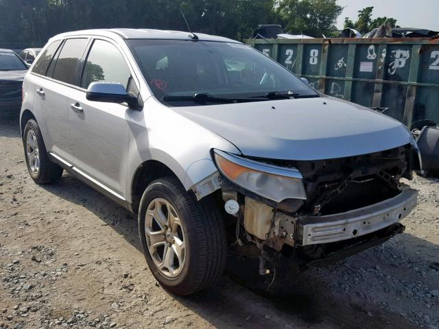 2FMDK3JC4BBB25666 - 2011 FORD EDGE SEL SILVER photo 1