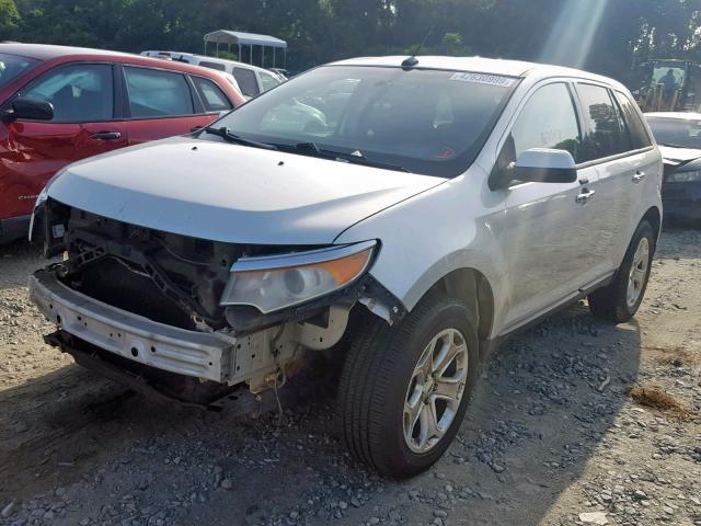 2FMDK3JC4BBB25666 - 2011 FORD EDGE SEL SILVER photo 2