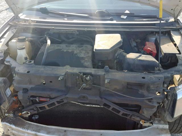 2FMDK3JC4BBB25666 - 2011 FORD EDGE SEL SILVER photo 7