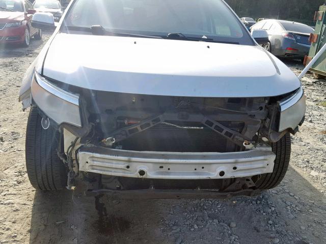 2FMDK3JC4BBB25666 - 2011 FORD EDGE SEL SILVER photo 9