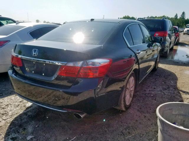 1HGCR2F82FA800010 - 2015 HONDA ACCORD EXL BLACK photo 4