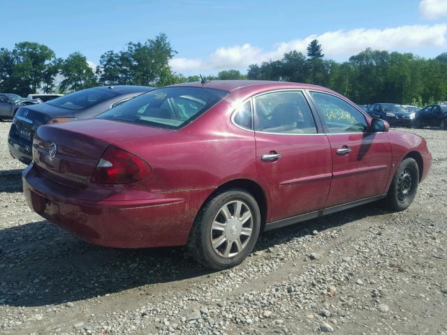 2G4WC582461135138 - 2006 BUICK LACROSSE C MAROON photo 4