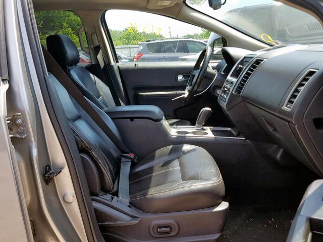 2FMDK48C98BA62925 - 2008 FORD EDGE SEL GRAY photo 5