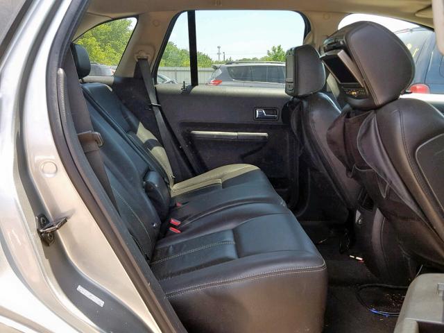 2FMDK48C98BA62925 - 2008 FORD EDGE SEL GRAY photo 6