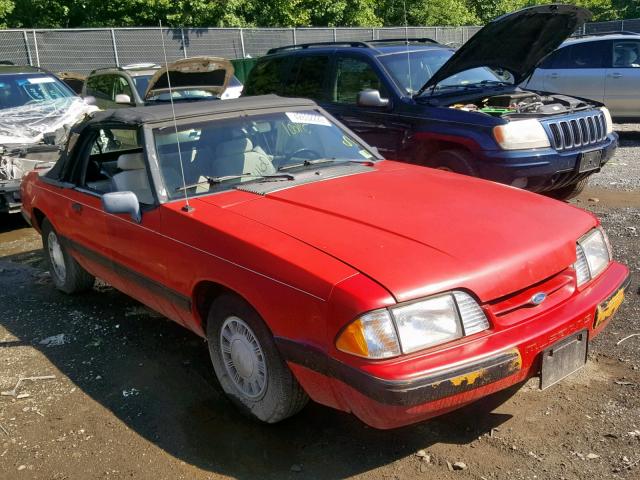 1FACP44M2MF150861 - 1991 FORD MUSTANG LX RED photo 1