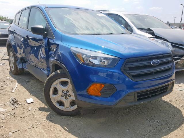 1FMCU0F71KUA32145 - 2019 FORD ESCAPE S BLUE photo 1