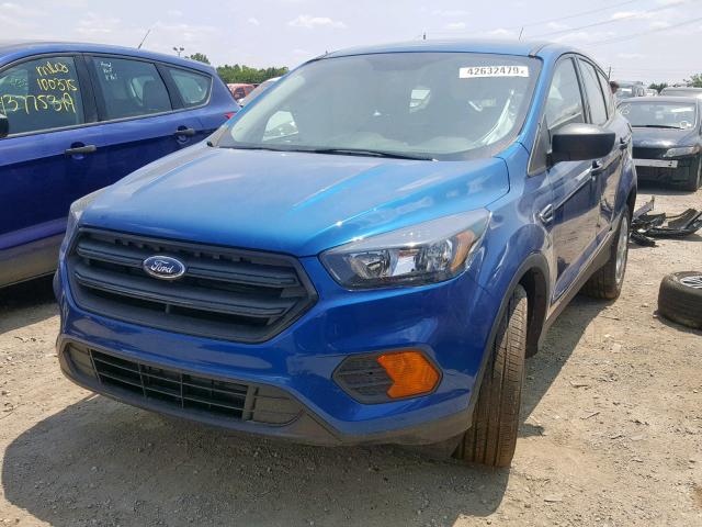 1FMCU0F71KUA32145 - 2019 FORD ESCAPE S BLUE photo 2