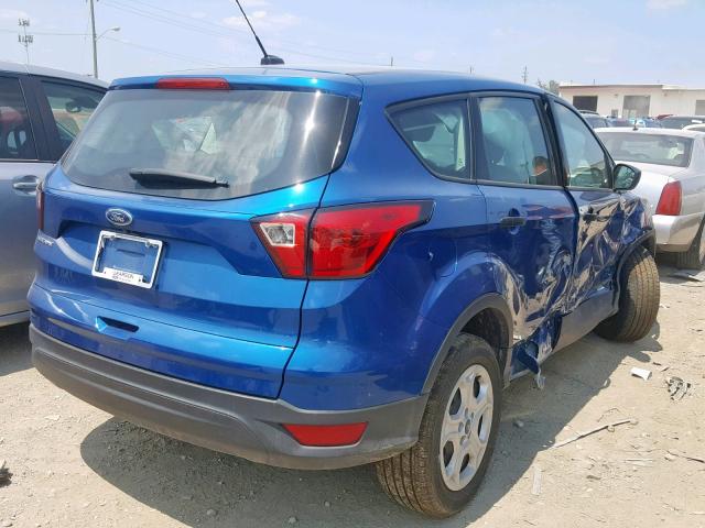 1FMCU0F71KUA32145 - 2019 FORD ESCAPE S BLUE photo 4