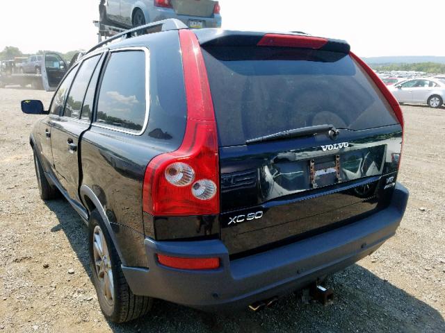 YV1CZ852251191170 - 2005 VOLVO XC90 V8 BLACK photo 3