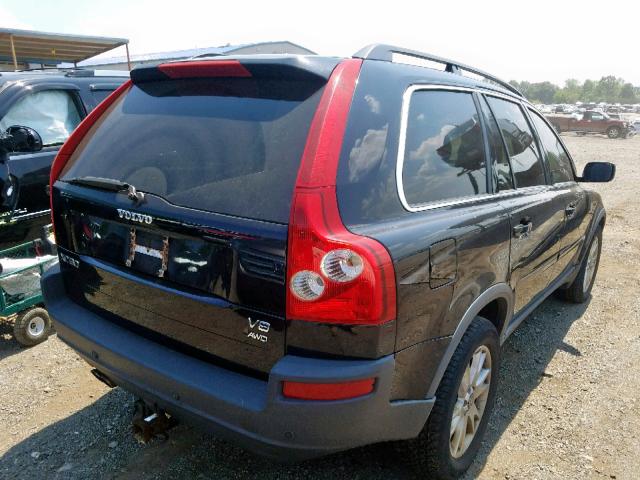 YV1CZ852251191170 - 2005 VOLVO XC90 V8 BLACK photo 4