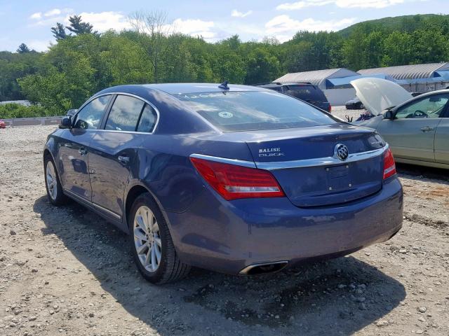 1G4GA5G36EF203841 - 2014 BUICK LACROSSE BLUE photo 3