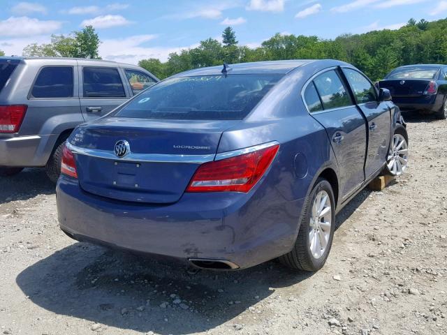 1G4GA5G36EF203841 - 2014 BUICK LACROSSE BLUE photo 4