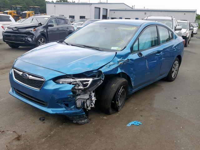 4S3GKAA69J1620746 - 2018 SUBARU IMPREZA BLUE photo 2