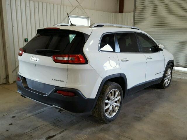 1C4PJLDS3EW186758 - 2014 JEEP CHEROKEE L WHITE photo 4