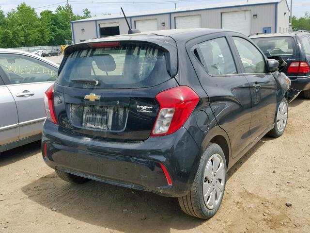 KL8CB6SAXHC732655 - 2017 CHEVROLET SPARK LS BLACK photo 4