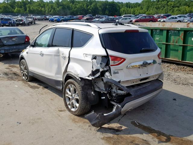 1FMCU9J91EUD21852 - 2014 FORD ESCAPE TIT WHITE photo 3