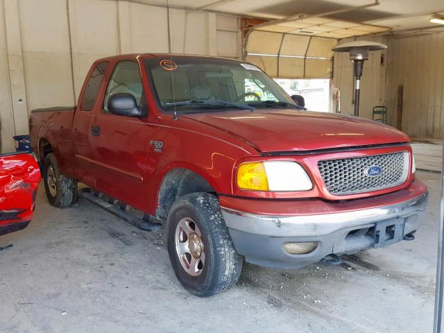 2FTRX18W24CA45425 - 2004 FORD F-150 HERI MAROON photo 1