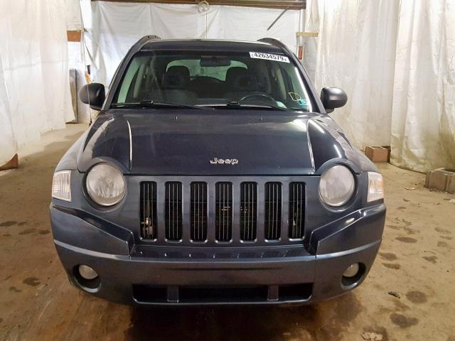 1J8FF47W17D421618 - 2007 JEEP COMPASS CHARCOAL photo 9