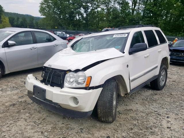 1J4HR58236C185240 - 2006 JEEP GRAND CHER WHITE photo 2