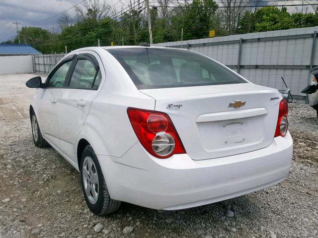 1G1JA5SH6G4168139 - 2016 CHEVROLET SONIC LS 白色 照片 3