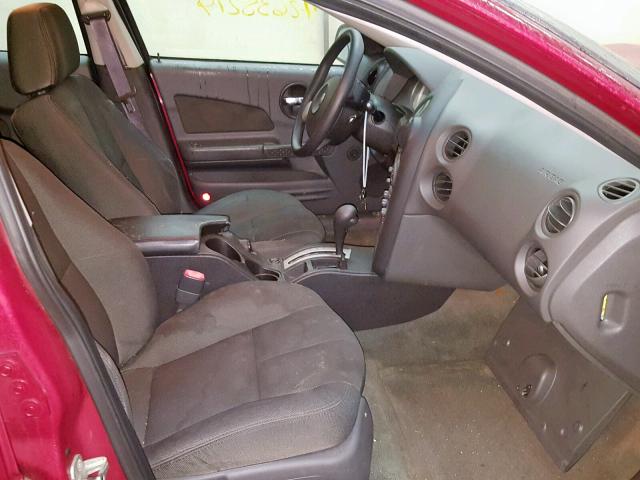 2G2WP522941274796 - 2004 PONTIAC GRAND PRIX MAROON photo 5