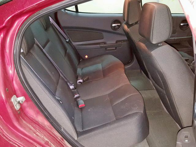 2G2WP522941274796 - 2004 PONTIAC GRAND PRIX MAROON photo 6