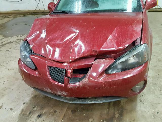 2G2WP522941274796 - 2004 PONTIAC GRAND PRIX MAROON photo 7
