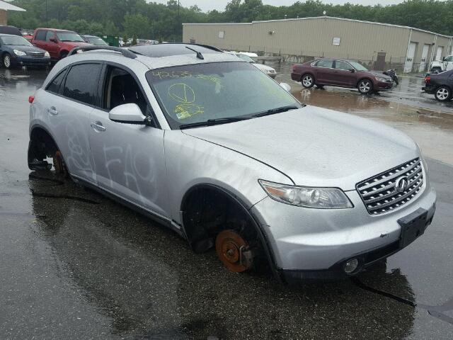 JNRAS08W44X201422 - 2004 INFINITI FX35 SILVER photo 1