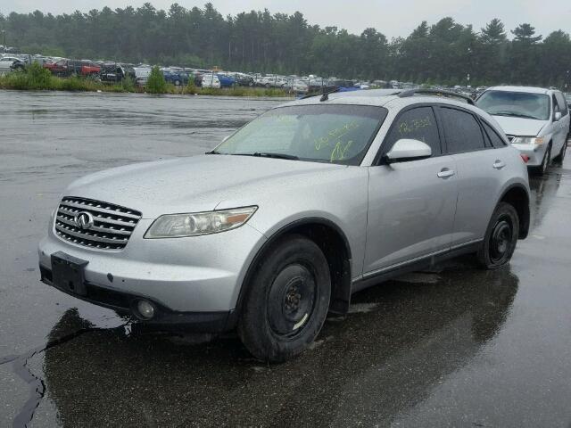 JNRAS08W44X201422 - 2004 INFINITI FX35 SILVER photo 2