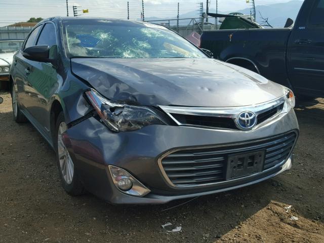 4T1BD1EB4EU030983 - 2014 TOYOTA AVALON HYB GRAY photo 1