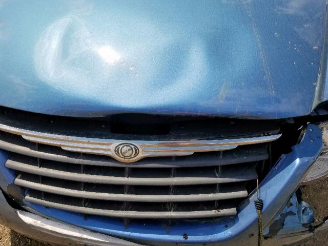 2A4GP54L37R151453 - 2007 CHRYSLER TOWN & COU BLUE photo 7