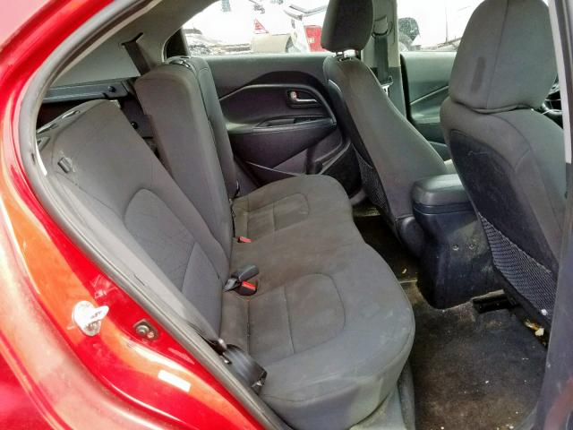 KNADN5A3XD6104830 - 2013 KIA RIO EX RED photo 6