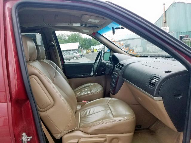 1GNDV33L25D188568 - 2005 CHEVROLET UPLANDER L 红色 照片 5