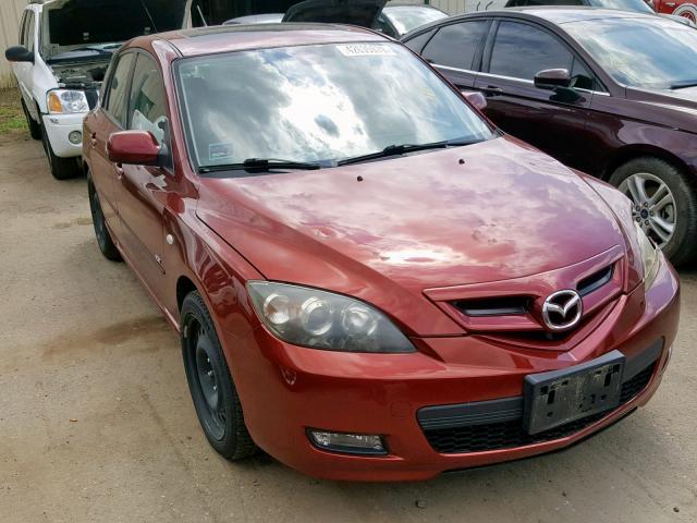 JM1BK343381124004 - 2008 MAZDA 3 HATCHBAC RED photo 1