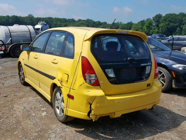 JS2RD41H535200408 - 2003 SUZUKI AERIO SX YELLOW photo 3