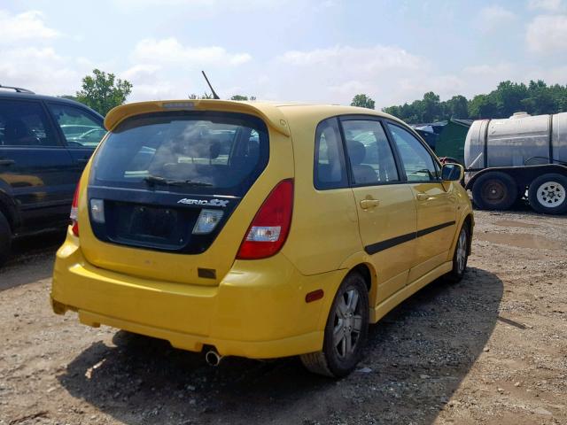 JS2RD41H535200408 - 2003 SUZUKI AERIO SX YELLOW photo 4