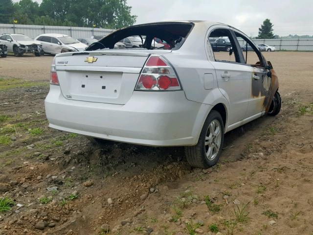 KL1TD5DE2BB221912 - 2011 CHEVROLET AVEO LS BURN photo 4