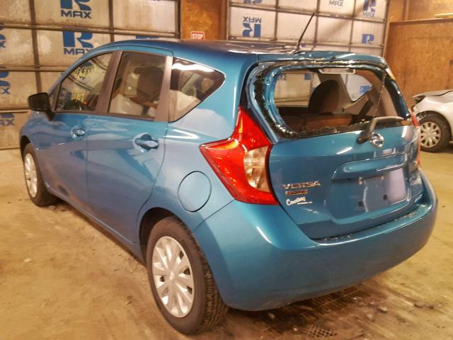 3N1CE2CP4GL350895 - 2016 NISSAN VERSA NOTE BLUE photo 3