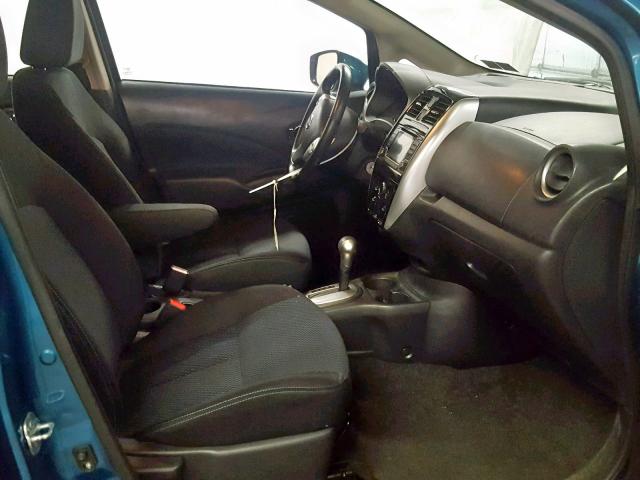 3N1CE2CP4GL350895 - 2016 NISSAN VERSA NOTE BLUE photo 5