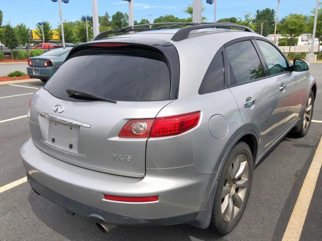 JNRBS08W83X404588 - 2003 INFINITI FX45 SILVER photo 2