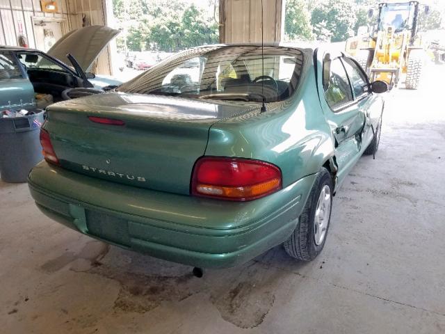 1B3EJ46XXWN194497 - 1998 DODGE STRATUS GREEN photo 4