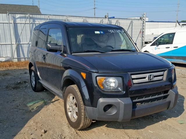 5J6YH28748L010608 - 2008 HONDA ELEMENT EX BLACK photo 1