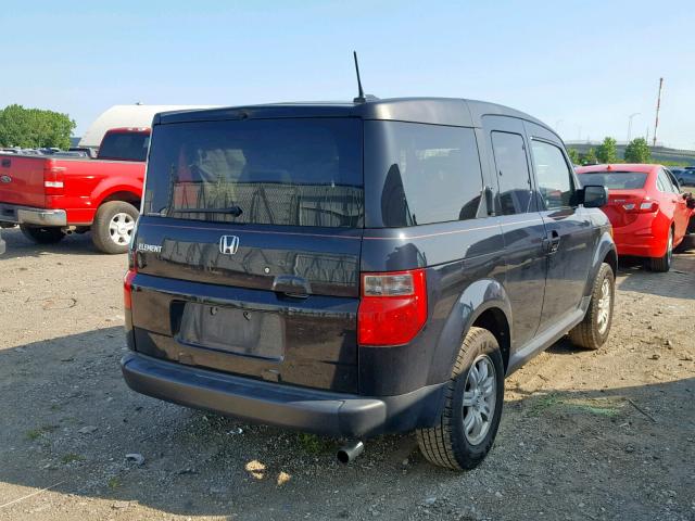 5J6YH28748L010608 - 2008 HONDA ELEMENT EX BLACK photo 4