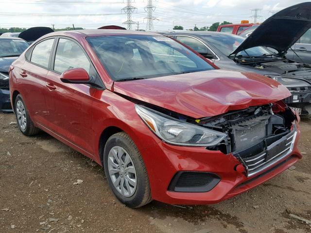 3KPC24A31KE076652 - 2019 HYUNDAI ACCENT SE RED photo 1