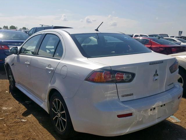 JA32U2FU8HU008515 - 2017 MITSUBISHI LANCER ES WHITE photo 3