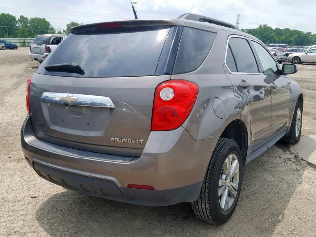 2CNALDEC4B6254256 - 2011 CHEVROLET EQUINOX LT GRAY photo 4