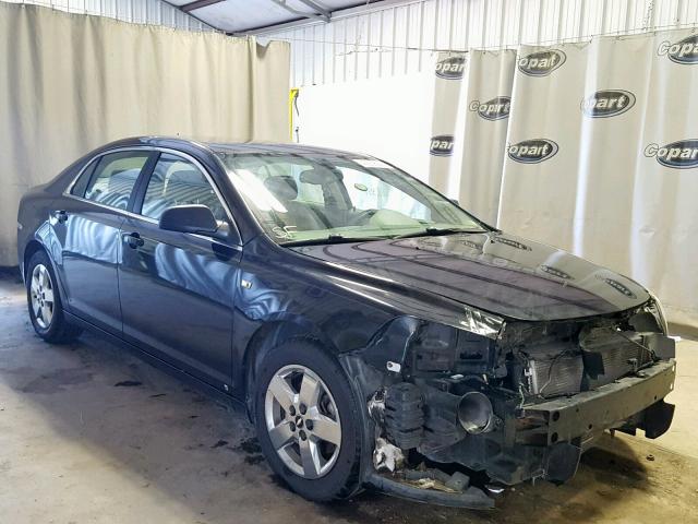 1G1ZG57B98F255514 - 2008 CHEVROLET MALIBU LS BLACK photo 1